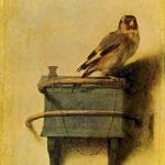 Carel Fabritius goldfinch painting: yellow finches in Ohio